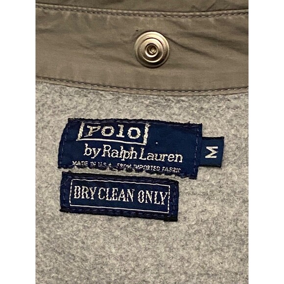 Vintage POLO RALPH LAUREN Men's M Bomber Motorcycle Jacket USA Lined Grandpacore - Picture 10 of 12